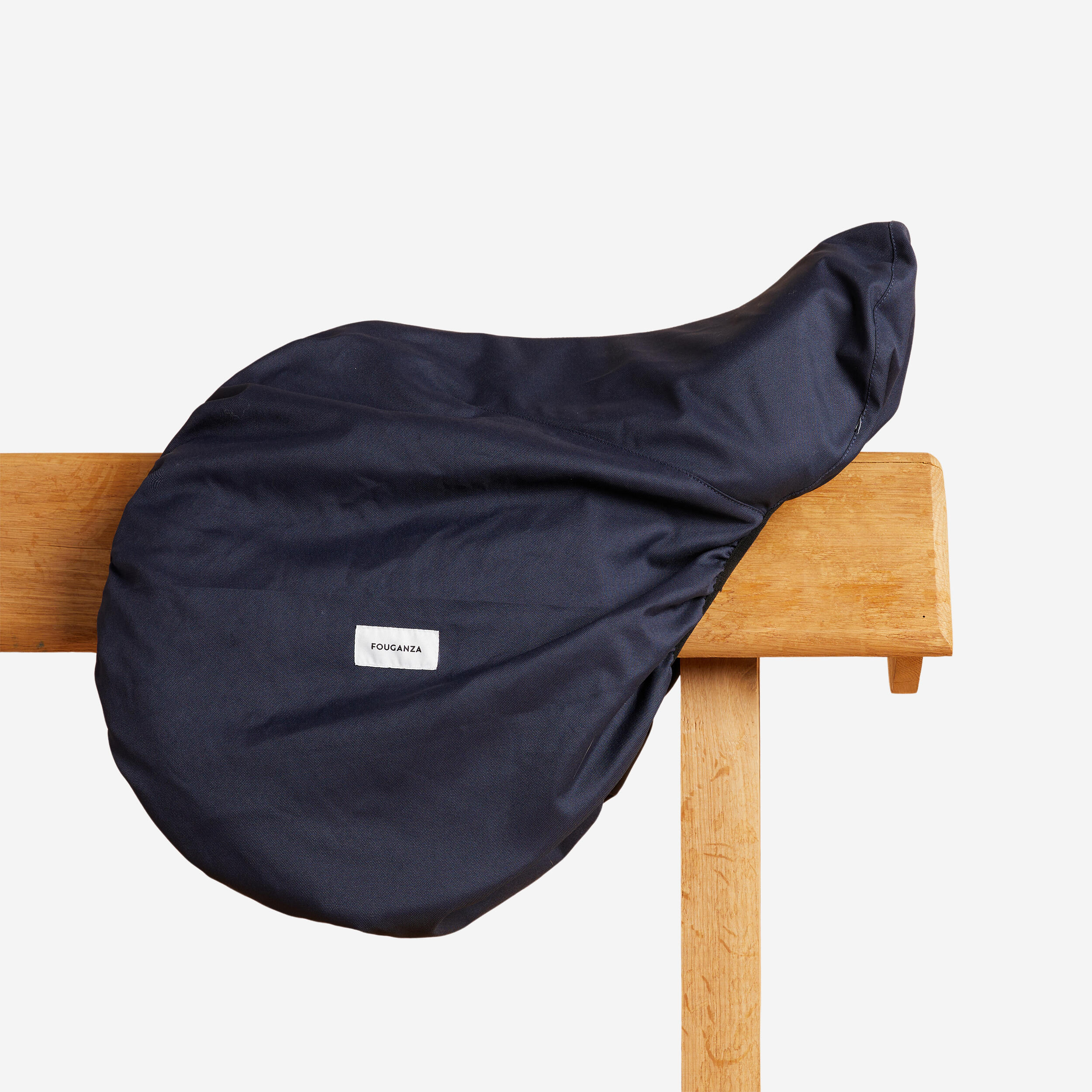 Water-repellent riding saddle cover - navy