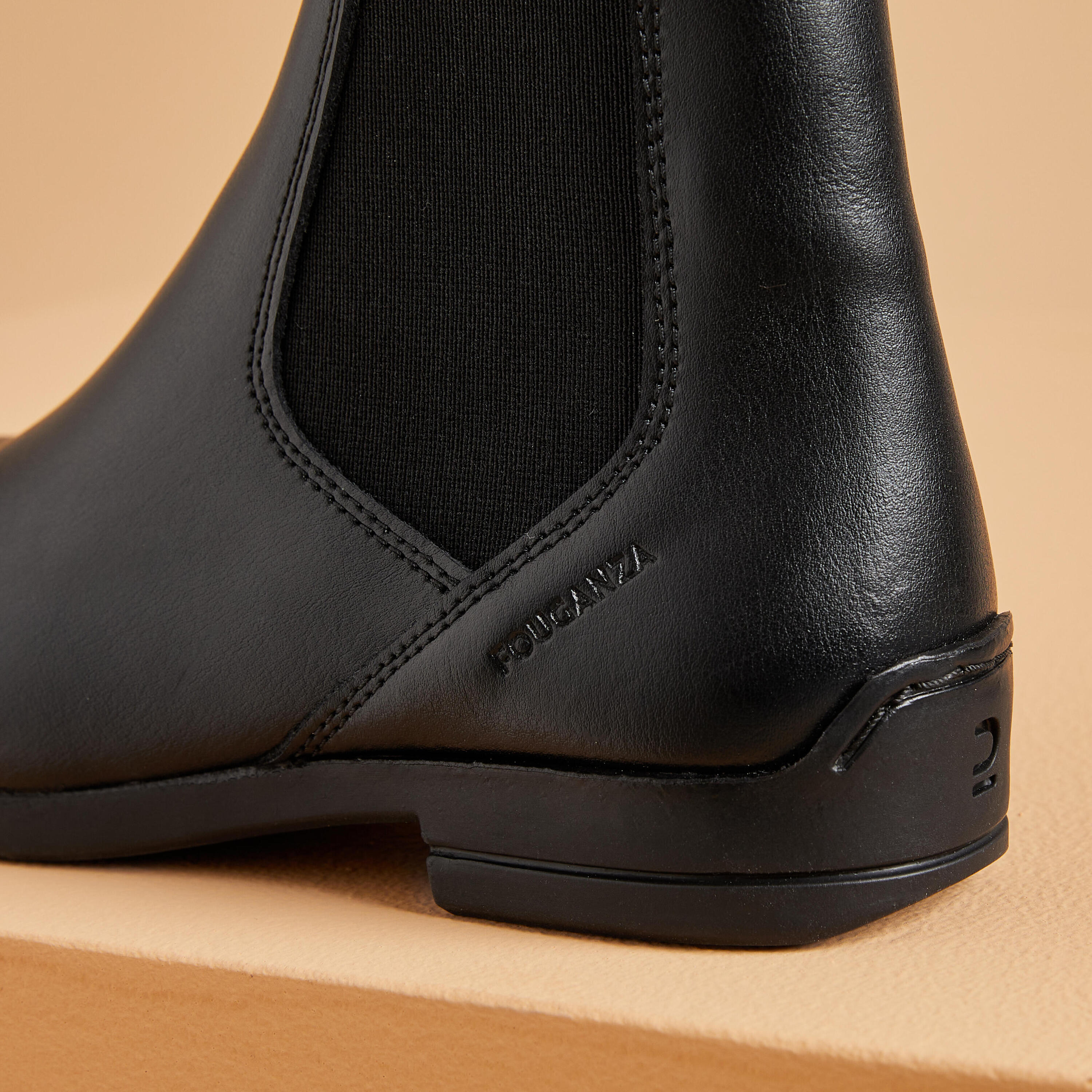 Botins de Equitação Criança 500 Preto 4/5