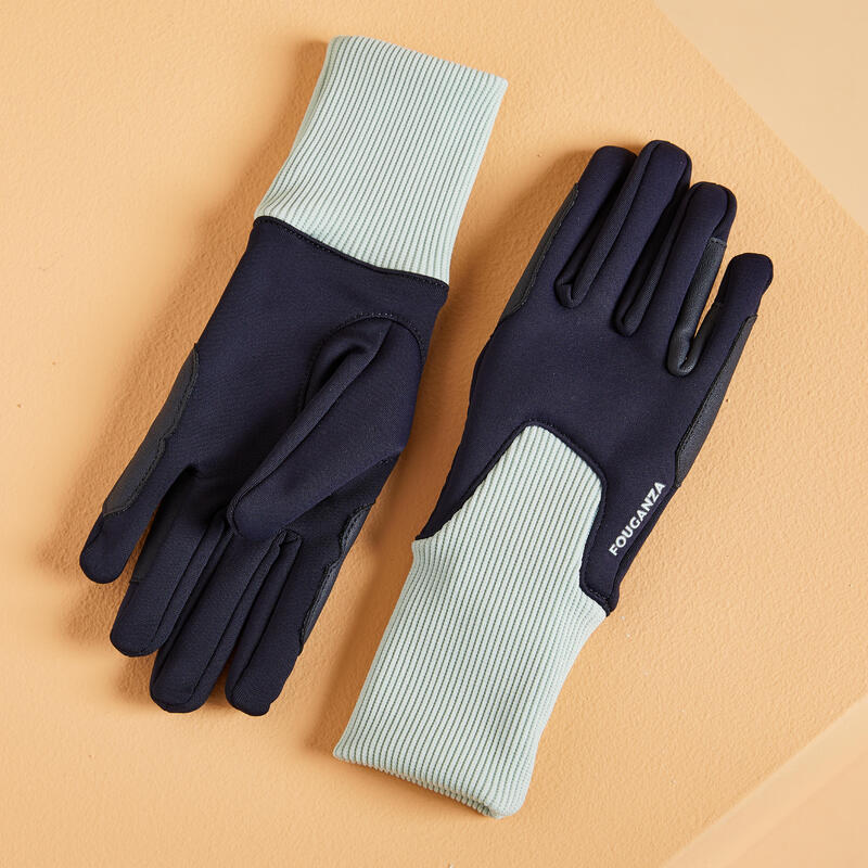 Gants chauds avec ficelle pour enfants, document solide, gants