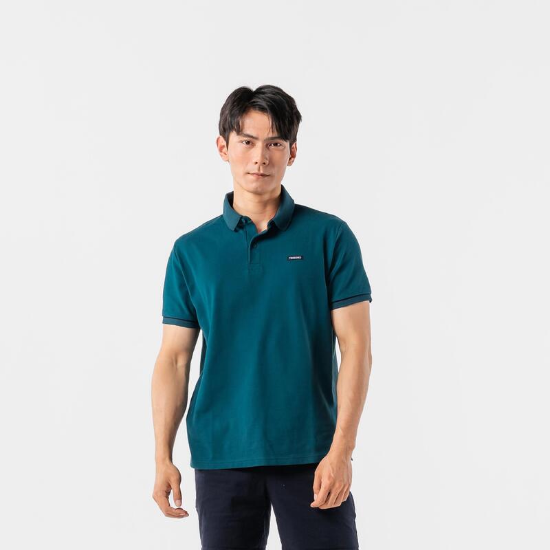 Short-sleeved Men’s Sailor Polo Shirt Sailing 100 - Petrol Blue