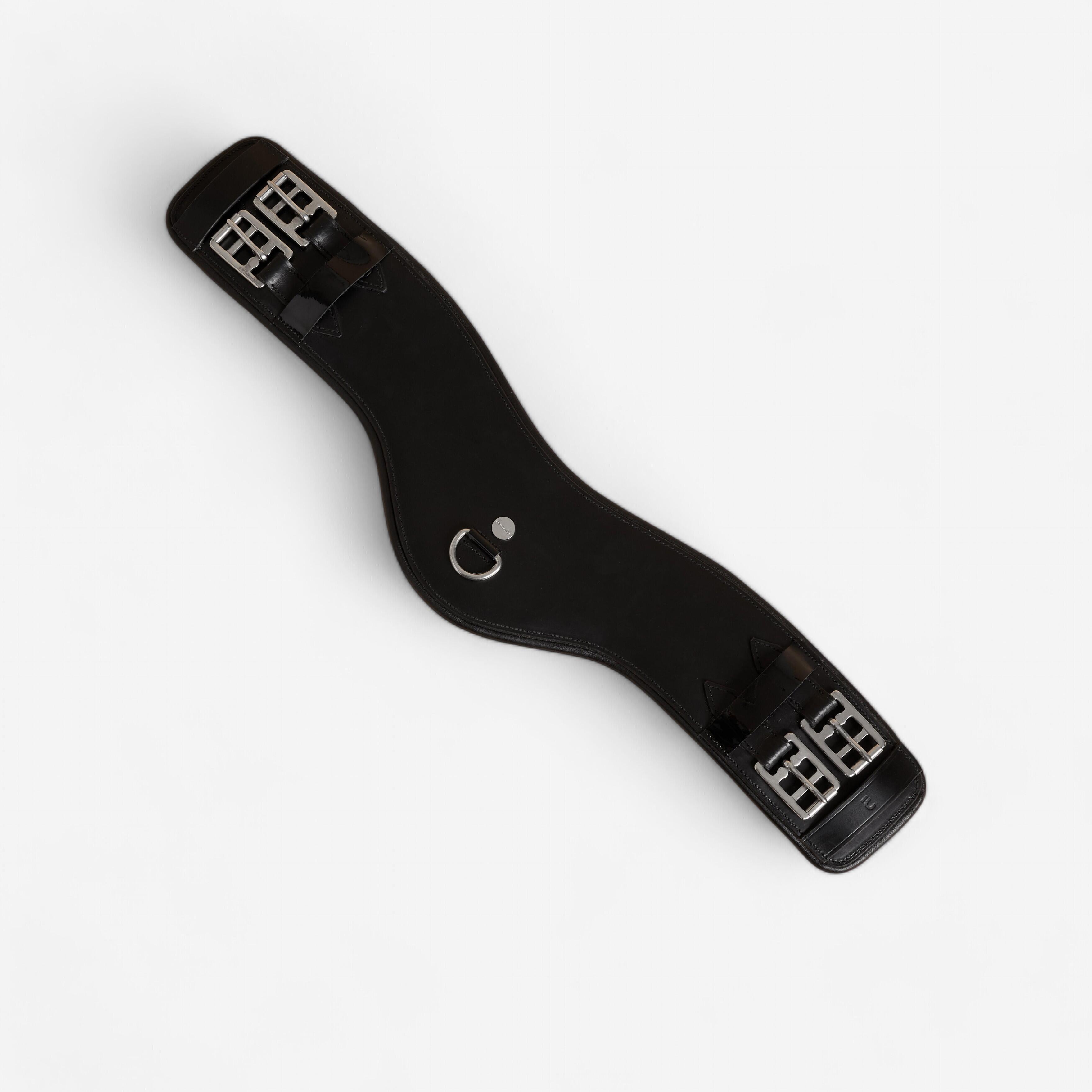 Decathlon | Sottopancia equitazione cavallo 900 dressage nero |  Fouganza