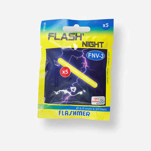 Glow sticks FNV-3 FLASH NIGHT T3 6.0x50mm X5