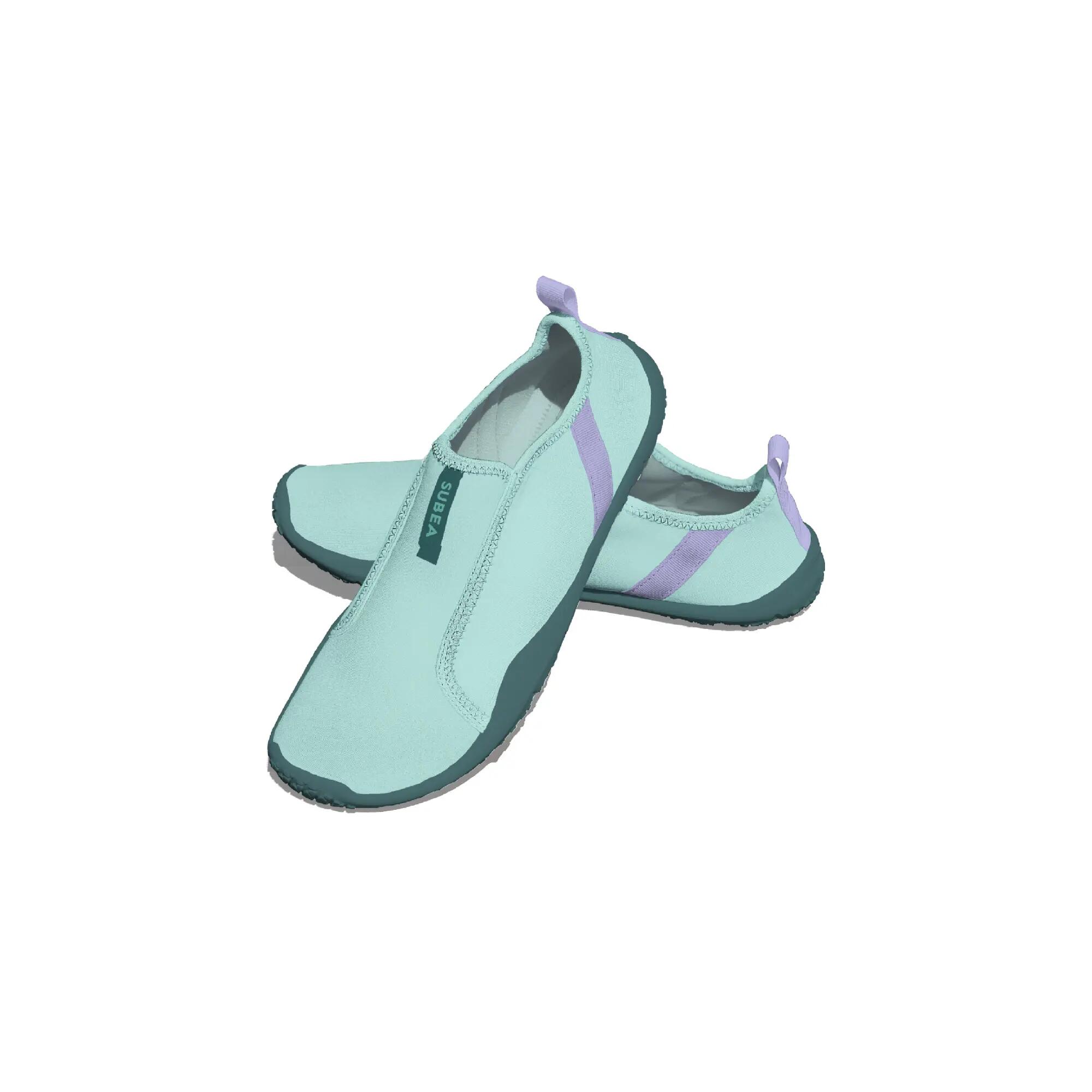 Adult’s elasticated water shoes - Aquashoes 120 Eucalyptus 9/11