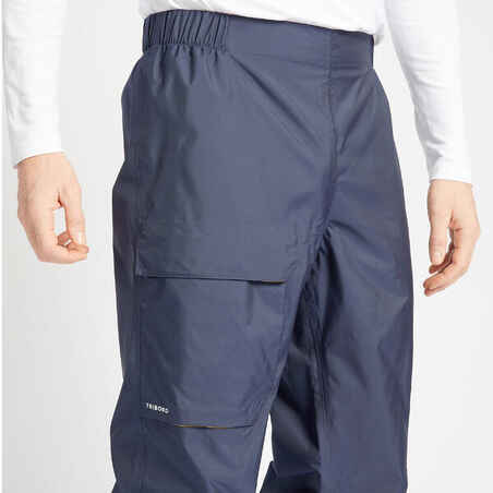 Men's Waterproof Sailing Overtrousers 100 Navy