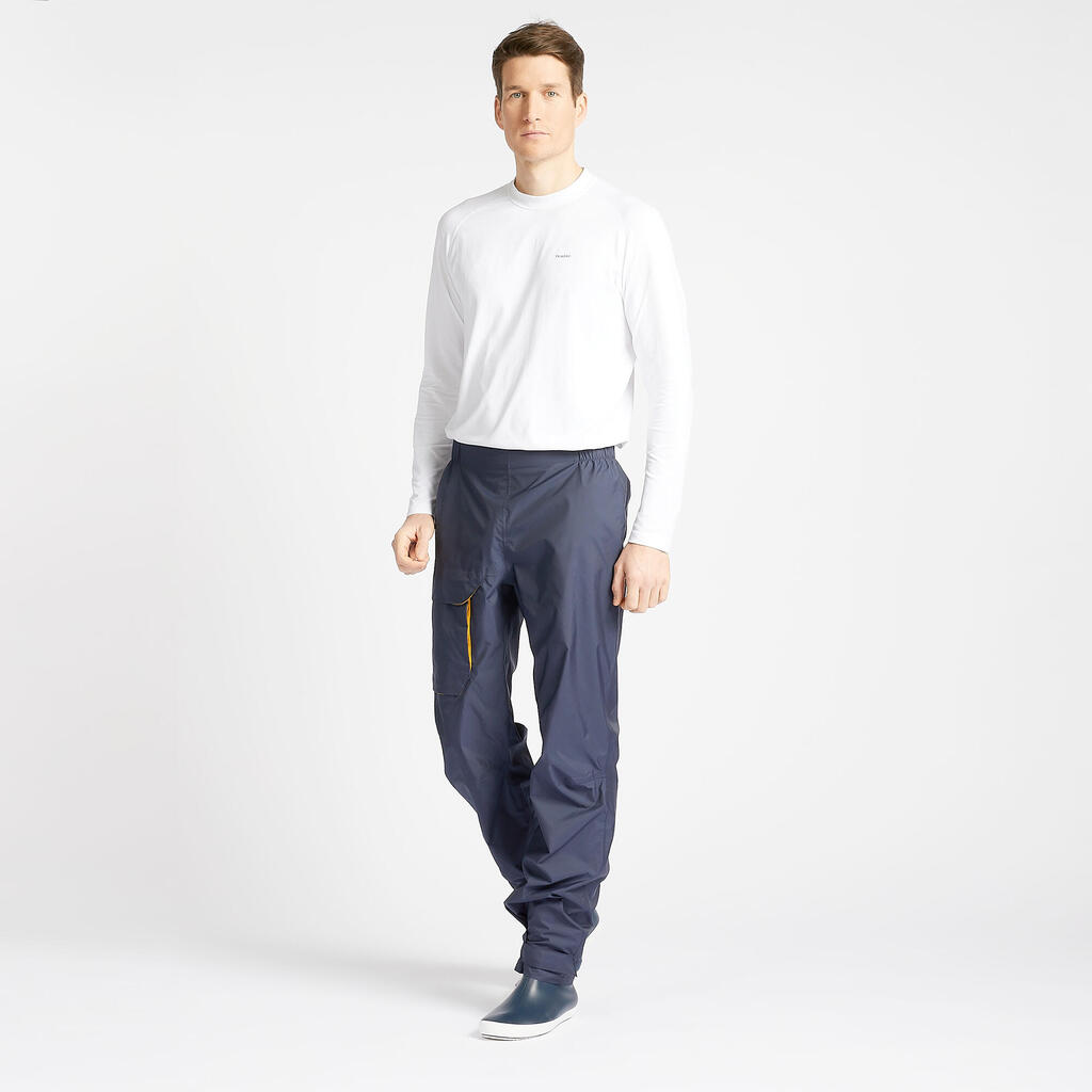 Cubrepantalón de vela para hombre - Sailing 100 - Azul Marino - Impermeable