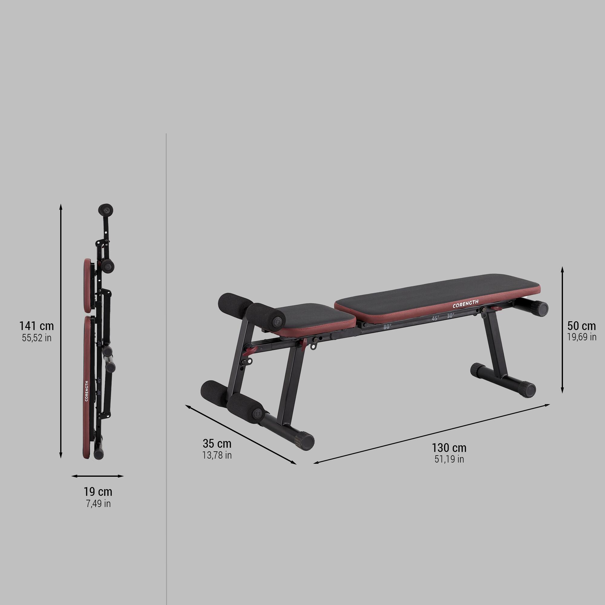 Decathlon fitness bench sale