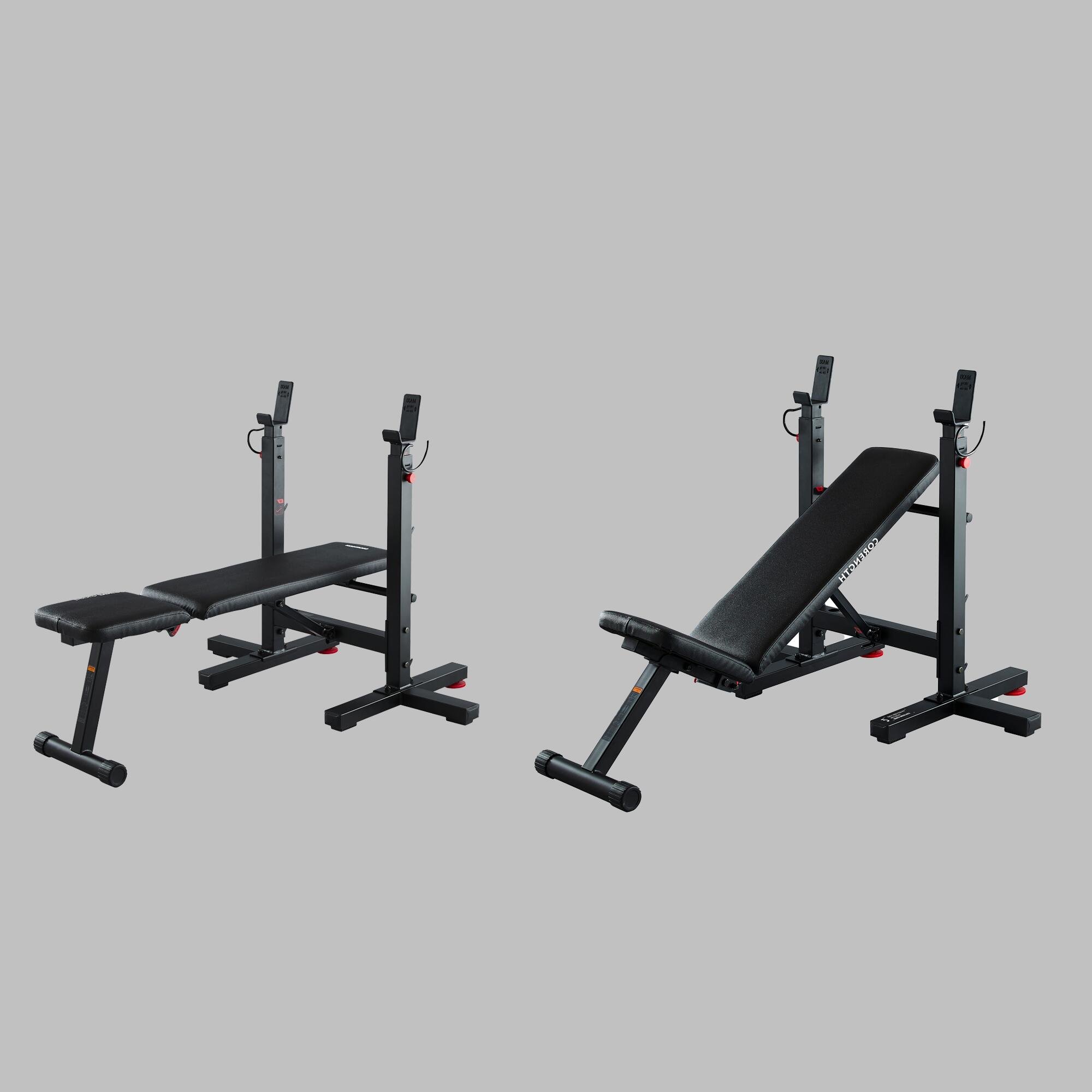 Banco musculación con rack plegable Corength 4/13