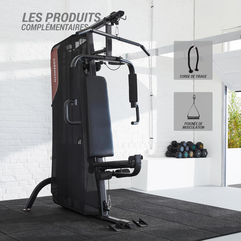 Machine musculation charge guidée compact - Home gym 900