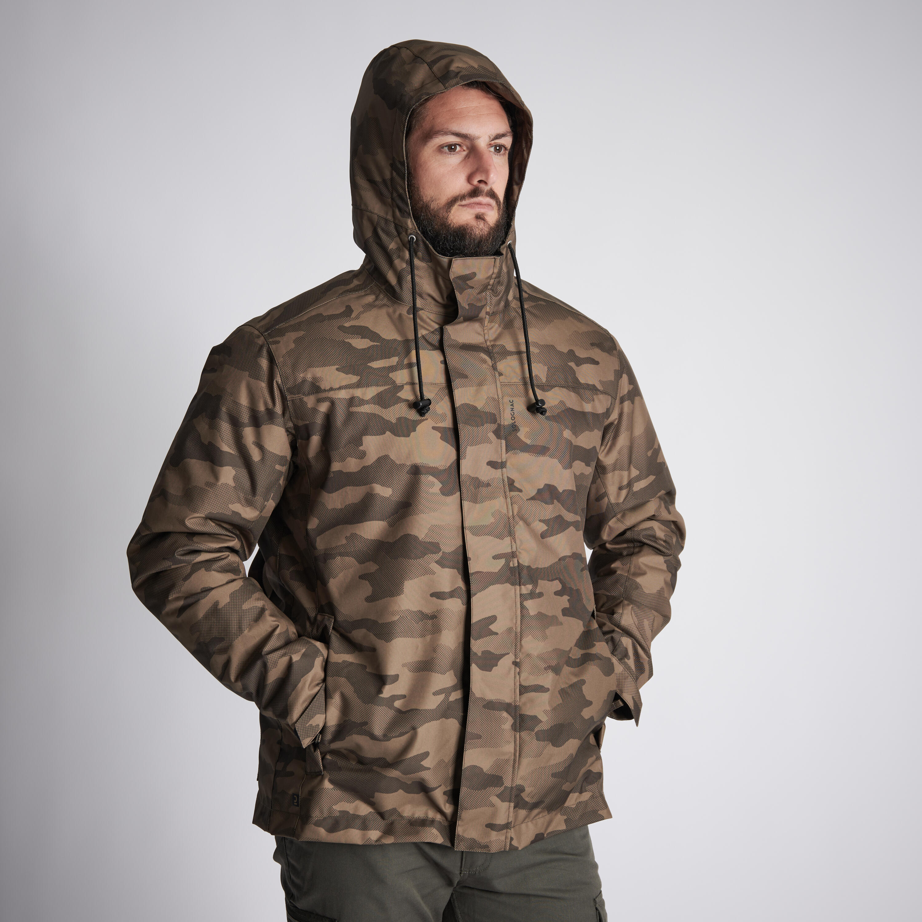 Chaqueta Caza Solognac 900 Calida 3 En 1 Impermeable Silenciosa Camuflaje