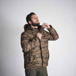 WARM WATERPROOF JACKET 100 CAMO HALFTONE