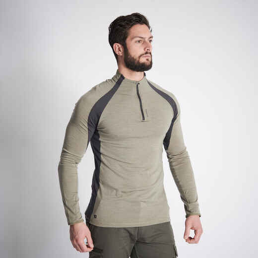 
      Vīriešu elpojošs vilnas krekls ar rāvējslēdzēju “900”, gaiši zaļš
  