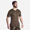 Jagd-T-Shirt 100 Herren atmungsaktiv braun 