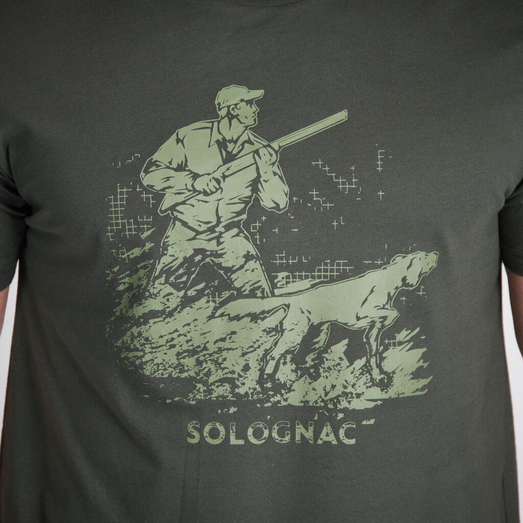 T-shirt manches courtes  coton 100 LOGO WILDLIFE