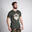 T-shirt manches courtes chasse coton Homme - 100 Sanglier Vert