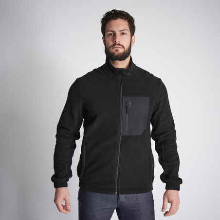 Chaqueta polar térmica de avistamiento para Hombre Solognac 500 negro -  Decathlon