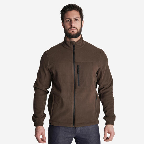 Fleecejacke 500 braun