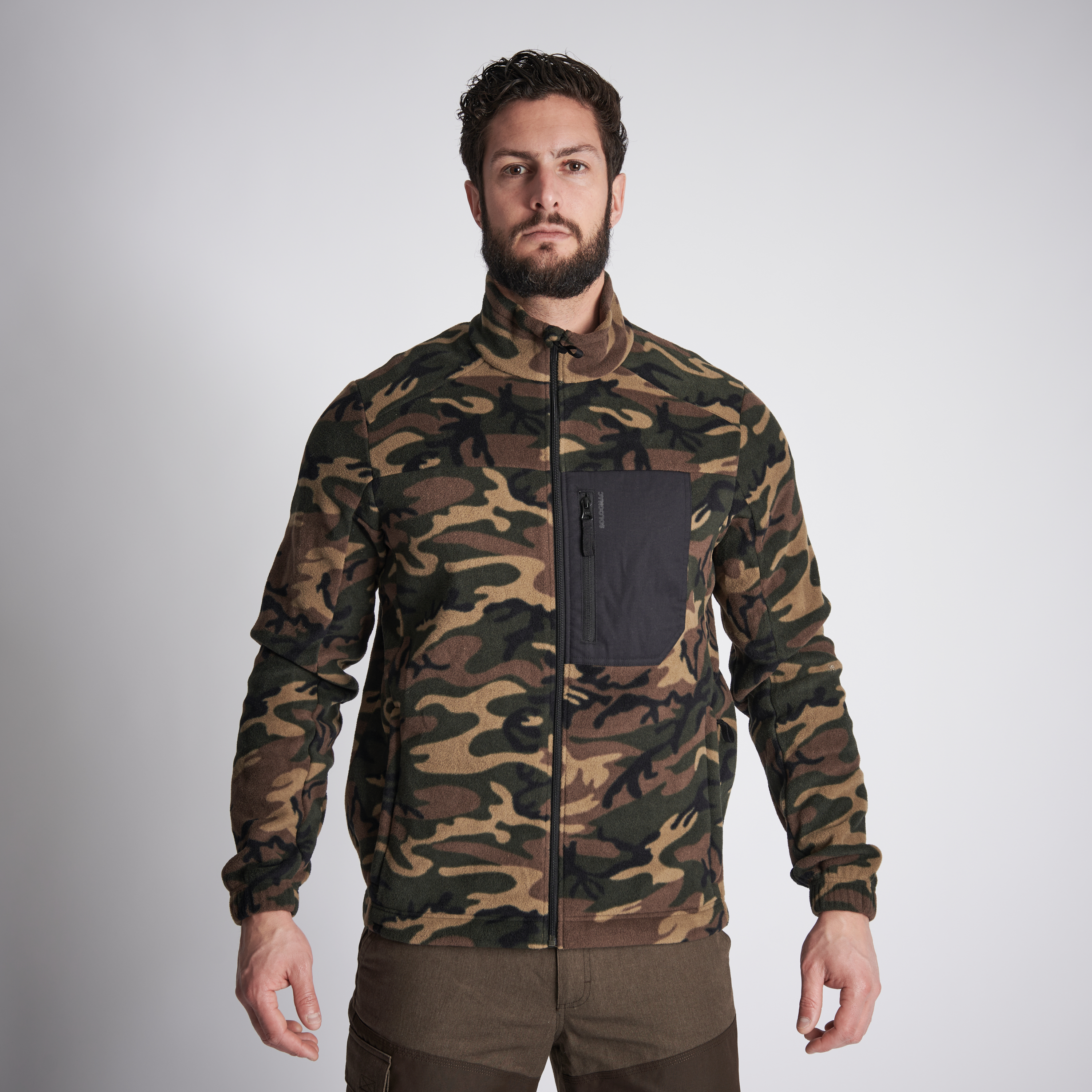 POLAIRE CHASSE CAMOUFLAGE 500 pour les clubs et collectivités