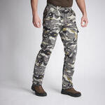 Pantalon Regular Homme - Steppe 300 camo woodland gris