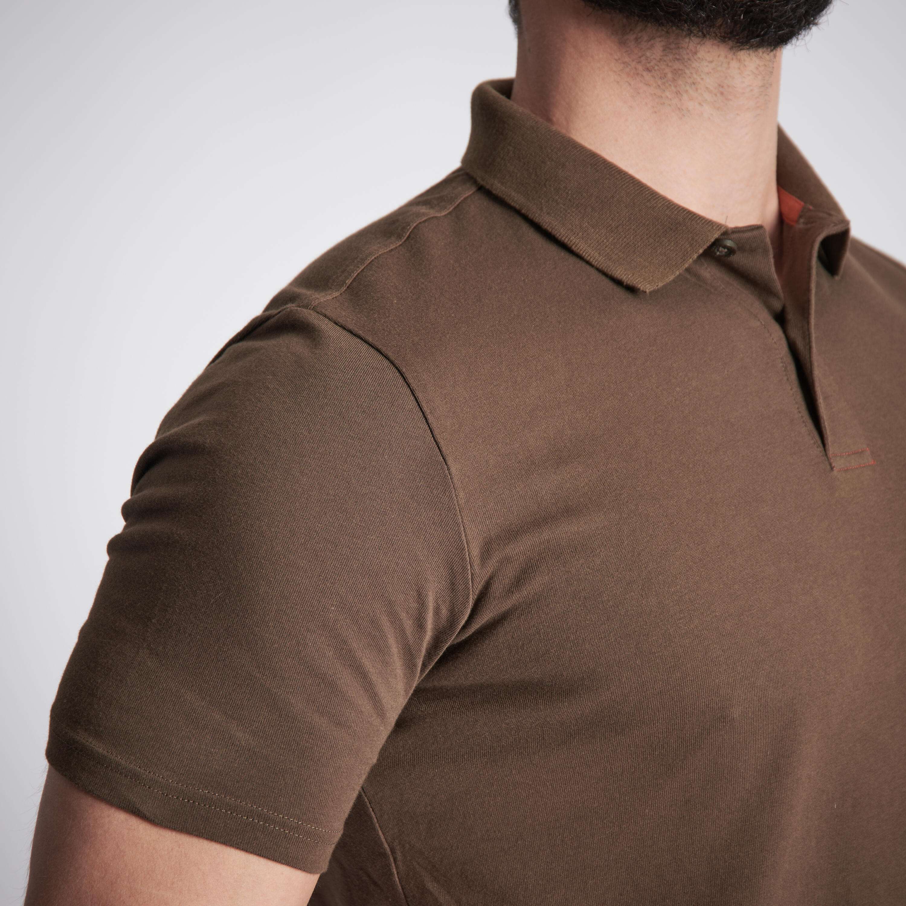 SOLOGNAC Polokošeľa 500 hnedá 2XL · záber 5