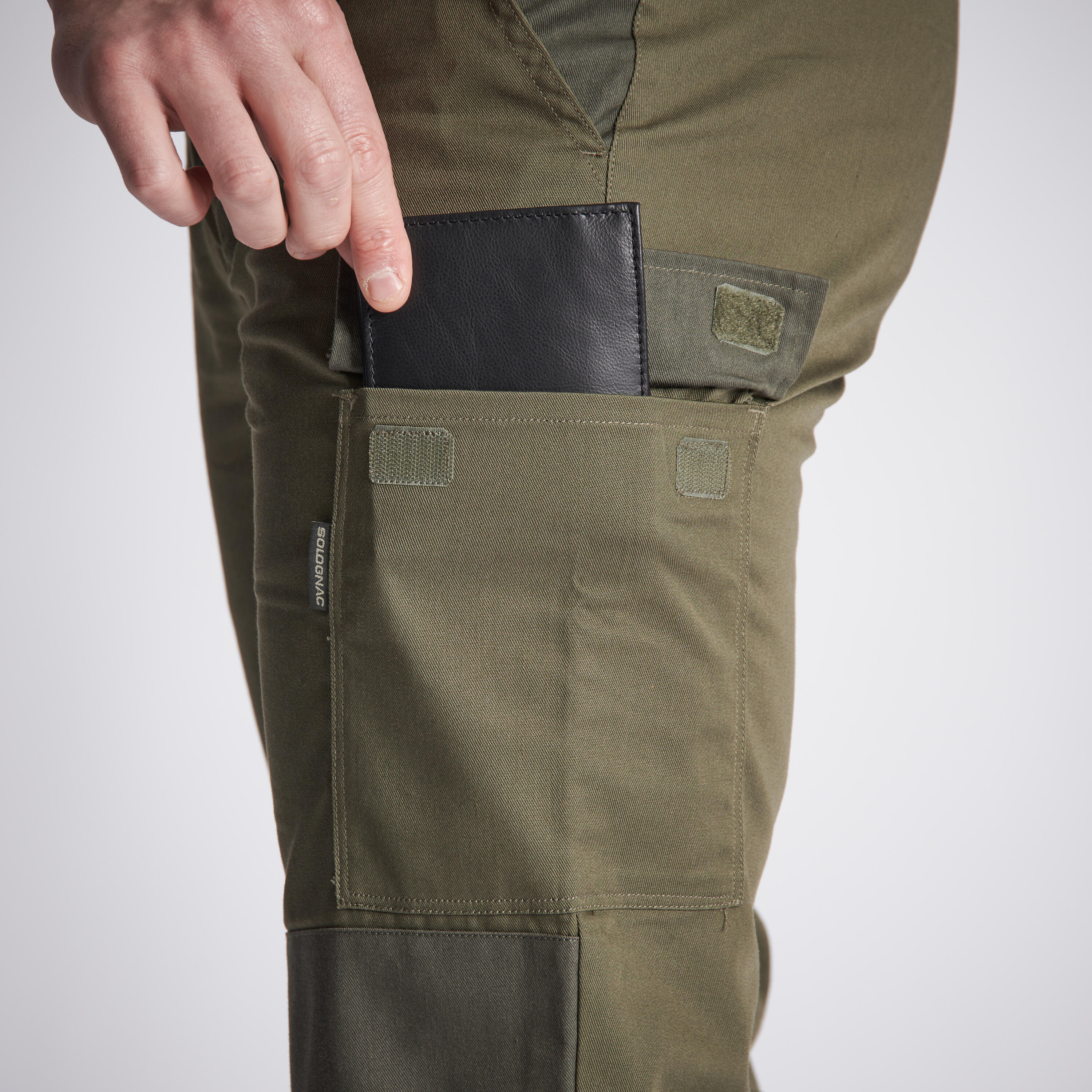 Pantalon cargo résistant - Steppe 300 bicolore - SOLOGNAC