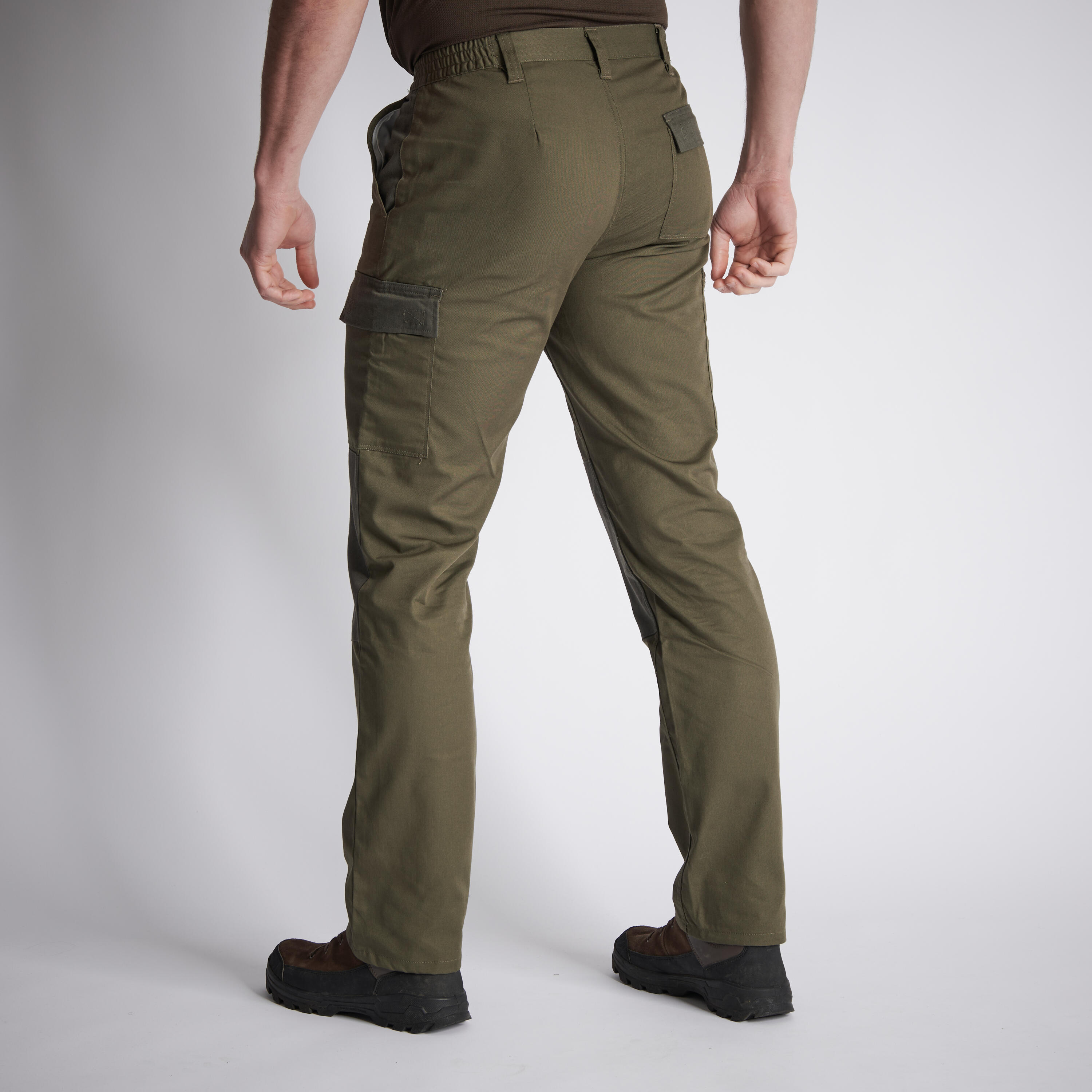 DURABLE CARGO Pants STEPPE 300 CAMOUFLAGE WOODLAND GREEN