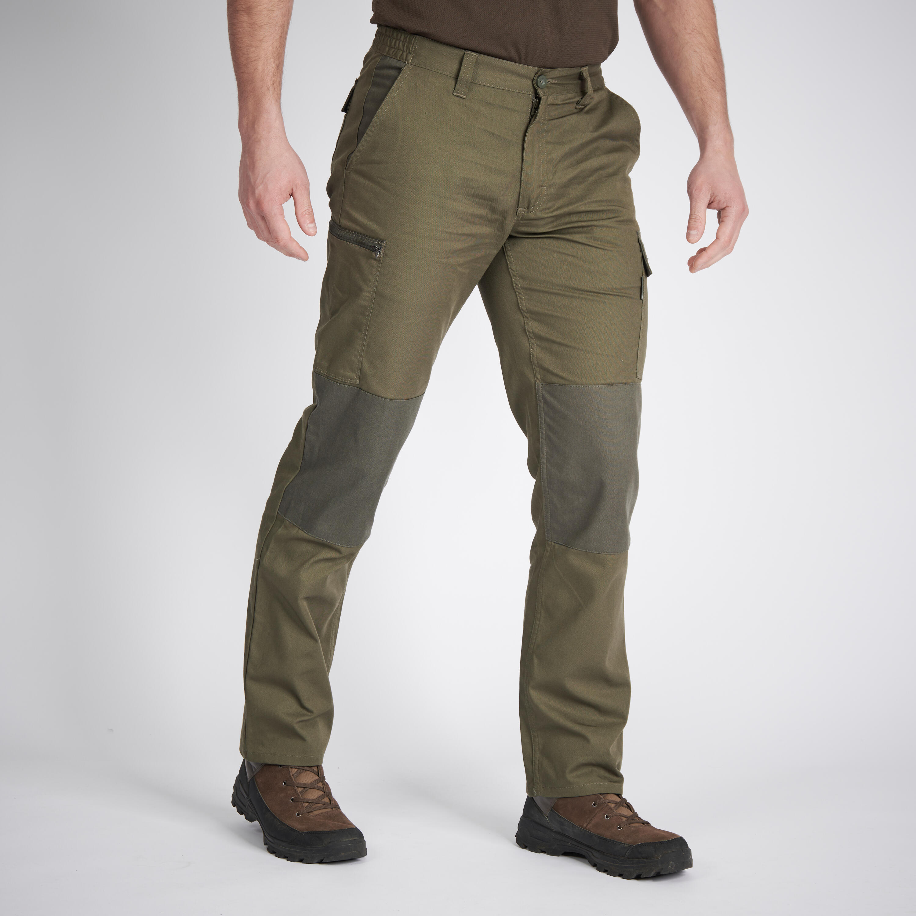 Image of Durable Cargo Trousers - Steppe 300 2-Tone