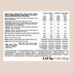 Date Energy Bar 70 x 35 g - Banana and Red Berry