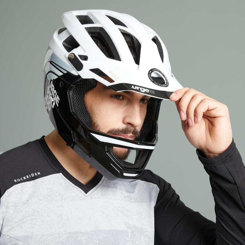 CASQUE INTEGRALE VELO VTT AVEC MENTONIERE AMOVIBLE URGE GRINGO PAMPA