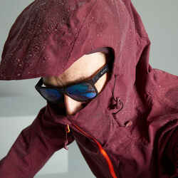 Mountain Bike Rain Jacket EXPL 700 - Burgundy