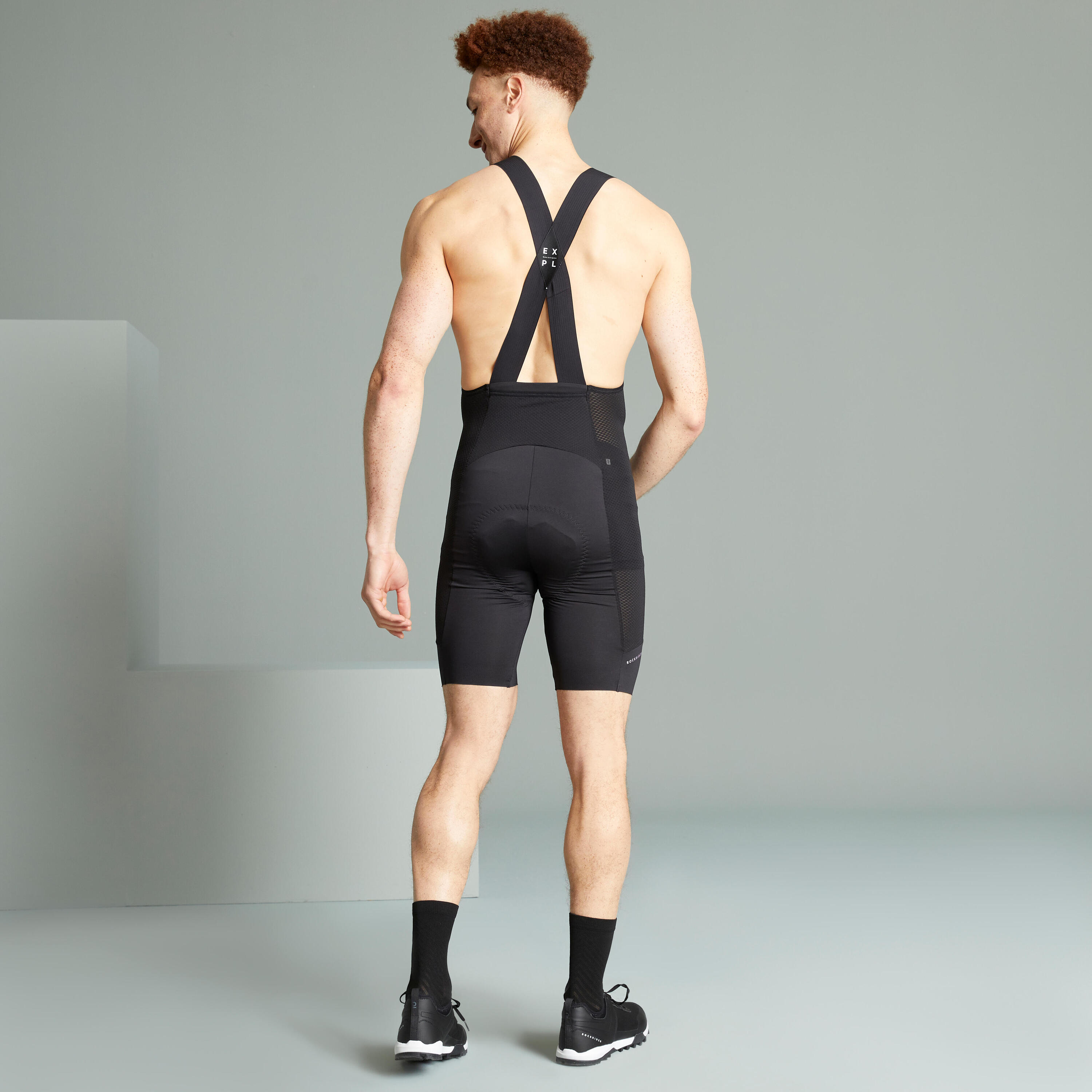 Mountain Biking Undershorts with Straps EXPL 700 - Black 2/8