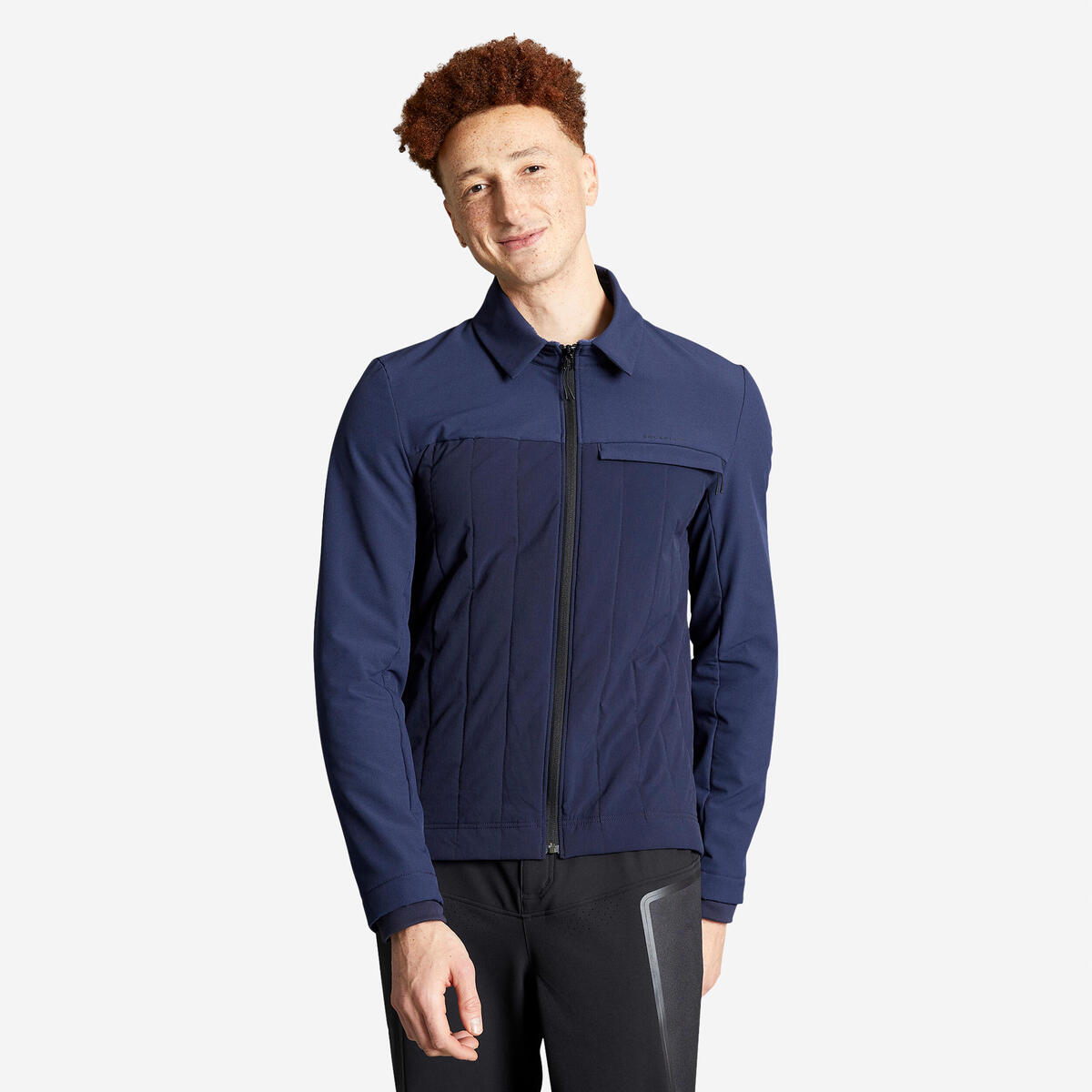 Veste  vélo HIVER EXPL 500 Homme bleu