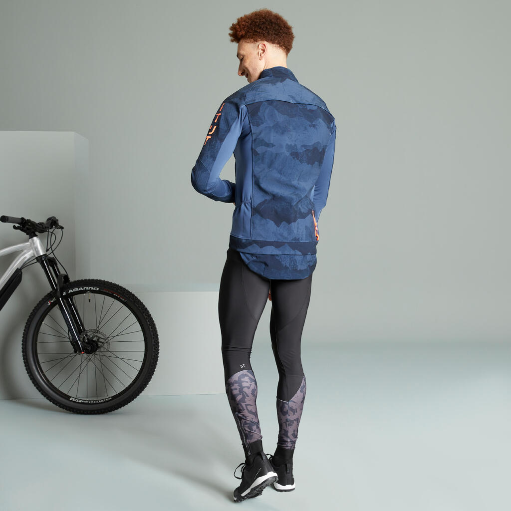 Zimska jakna za brdski biciklizam ST 500 plava