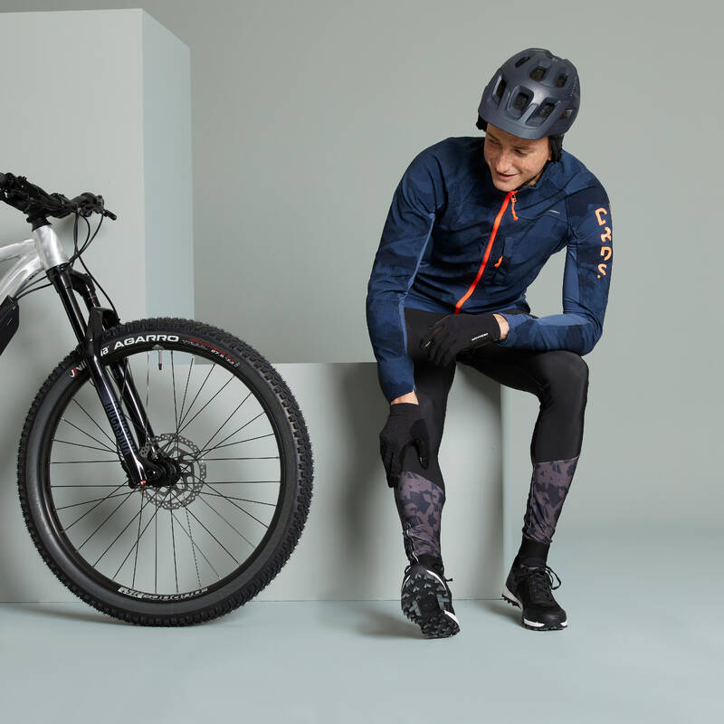FitsT4 - Mallas térmicas con peto para hombre, con relleno 3D, pantalones  largos de bicicleta, leggings de invierno para bicicleta de carretera