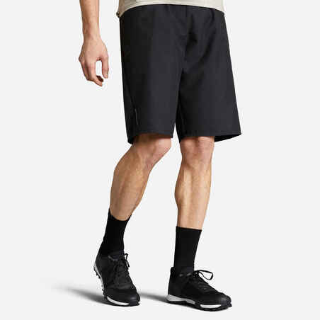 Moške kolesarske kratke hlače EXPL 100 - črne
