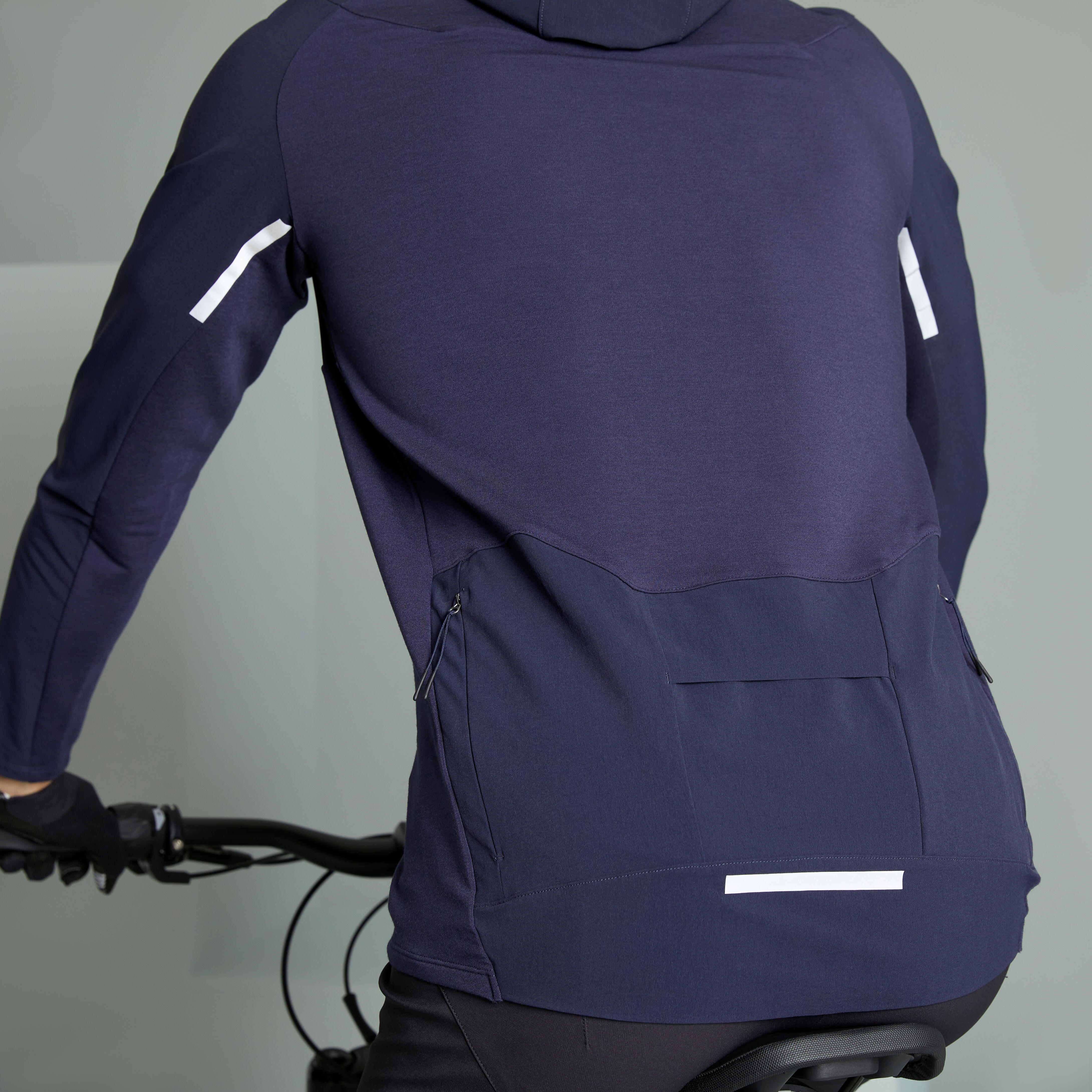 Mid season long sleeve MTB jersey - EXPL 500 BLUE