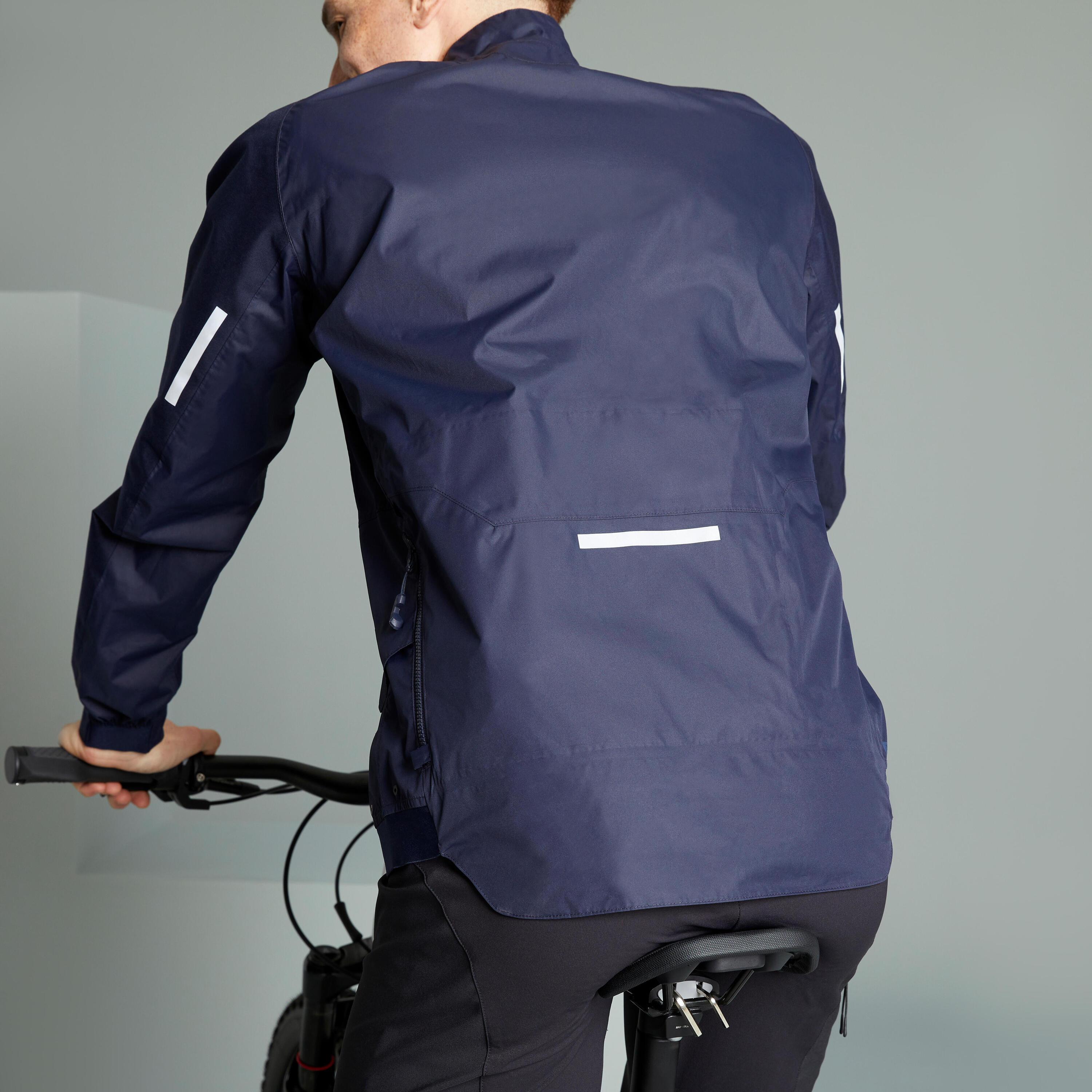 Rainproof MTB Jacket EXPL 500 - Blue 4/12