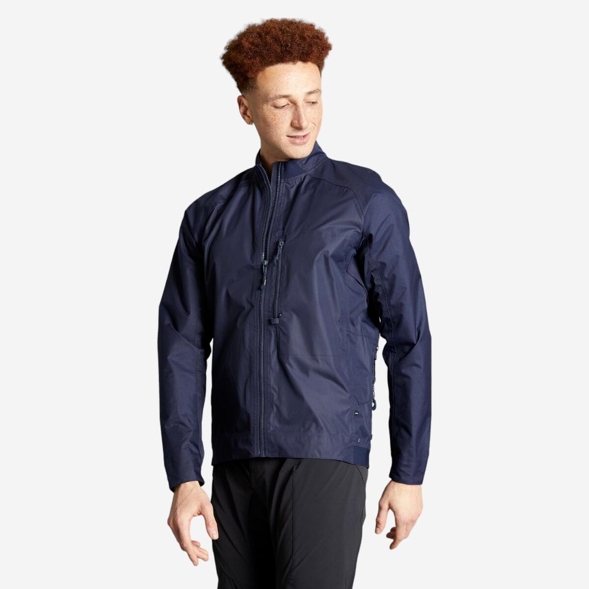 VESTE COUPE PLUIE VELO VTT EXPL 500 BLEU