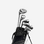 Demi-série golf 6 clubs gaucher acier - INESIS 100