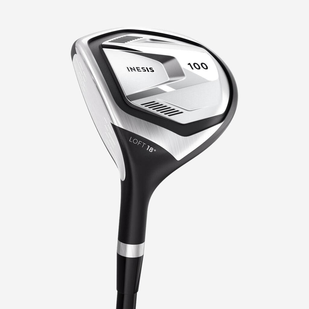 SET 10 GOLF CLUBS LEFT HANDED STEEL- INESIS 100