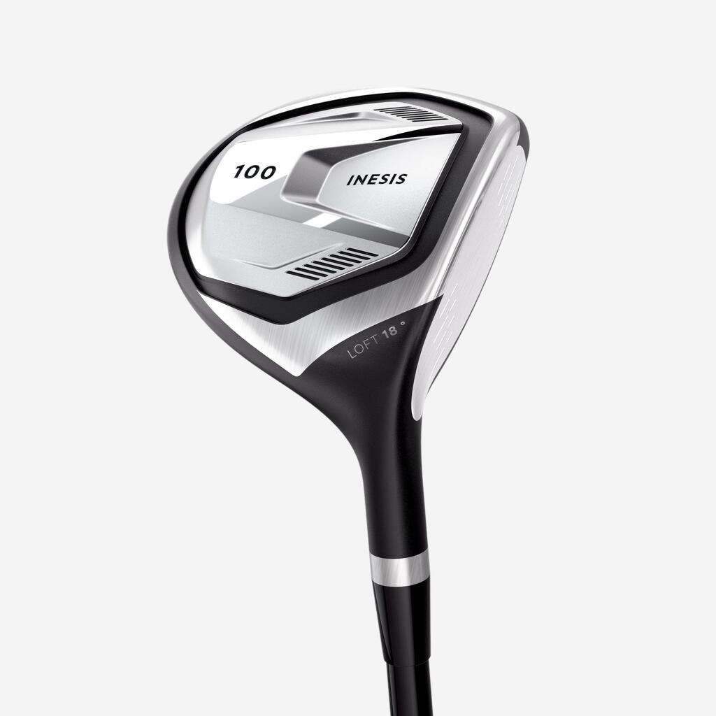 SET 10 GOLF CLUBS RIGHT HANDED STEEL - INESIS 100