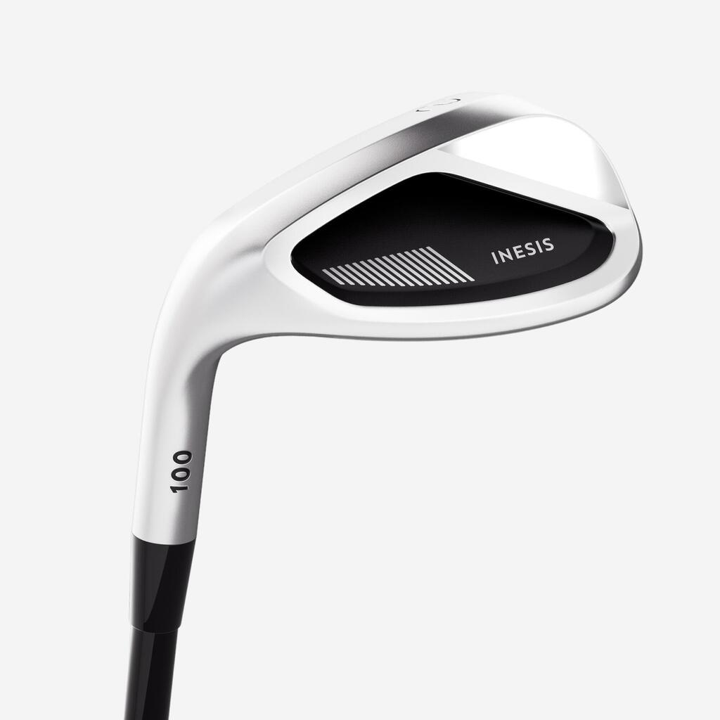 GOLF WEDGE LEFT HANDED STEEL - INESIS 100