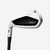 Fer à l'unité golf gaucher taille 1 graphite - INESIS 100