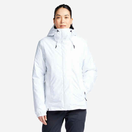 
      Women's waterproof sailing and rain jacket SAILING 100 White
  