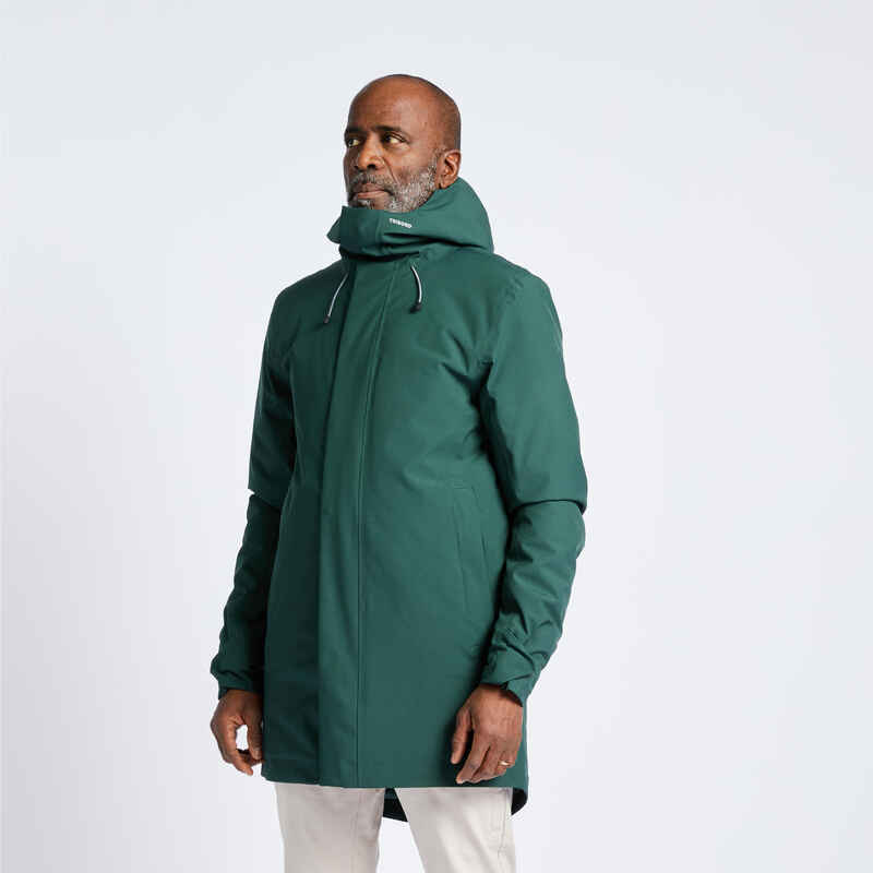 Men's warm waterproof windproof sailing jacket - SAILING 300 green ...