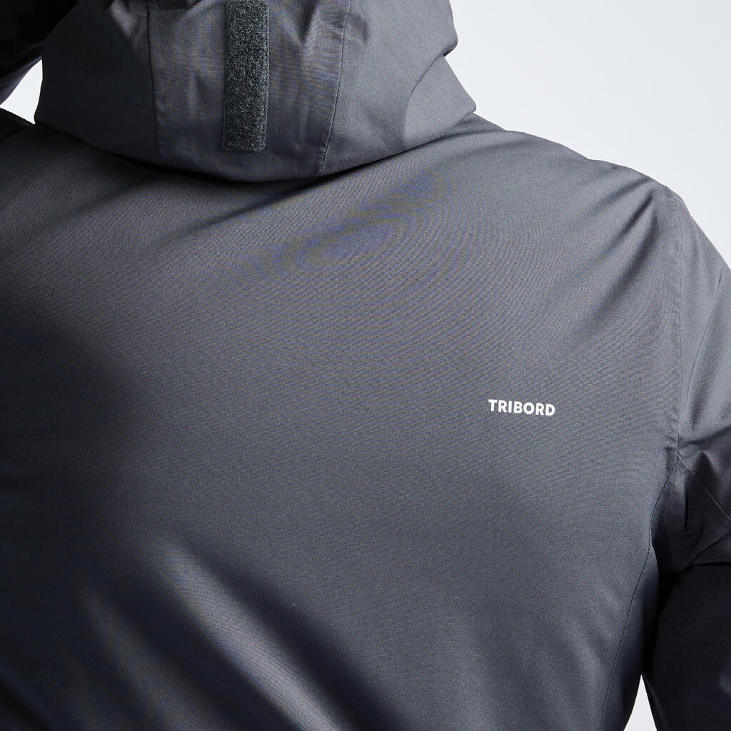 Segeljacke Herren warm wasserdicht winddicht 500 grün