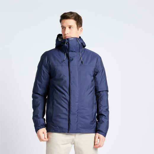 
      Men's waterproof sailing and rain jacket SAILING 100 Navy blue
  