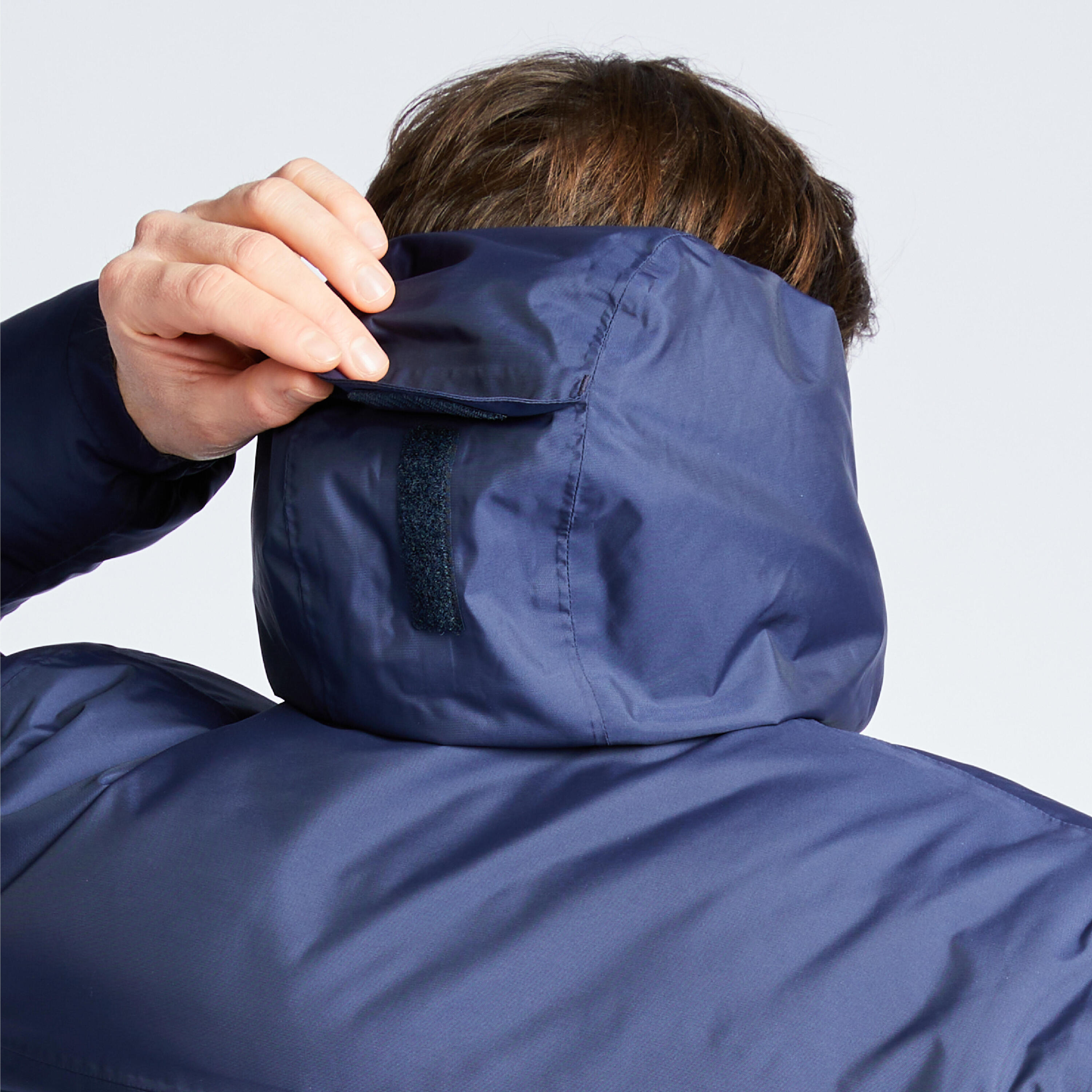 Men's waterproof sailing and rain jacket SAILING 100 Navy blue 3/9