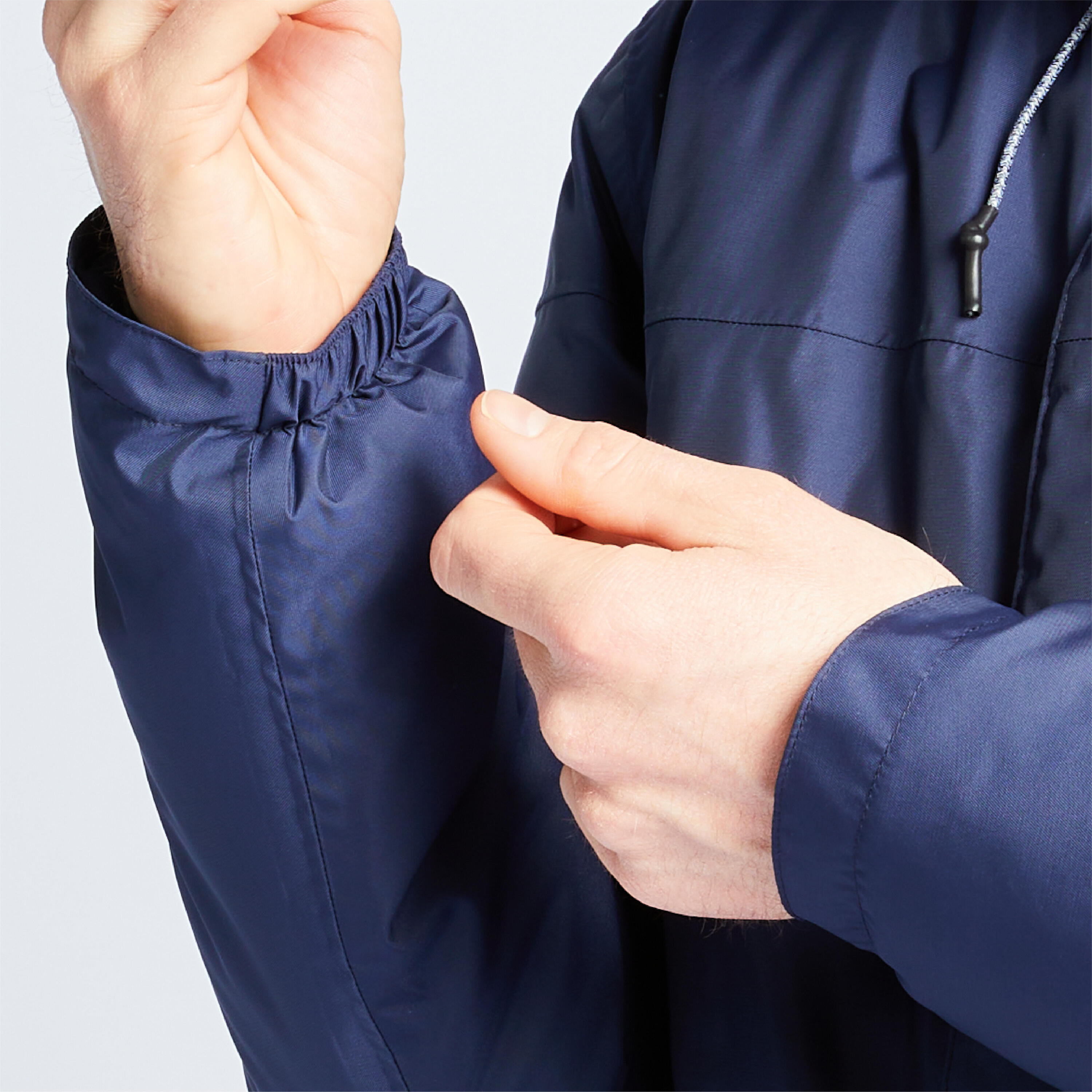 Men's waterproof sailing and rain jacket SAILING 100 Navy blue 8/9