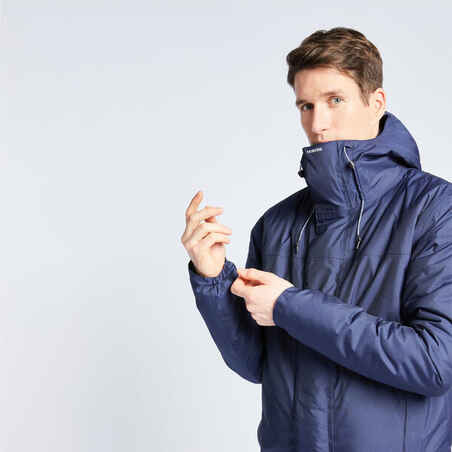 Men's waterproof sailing and rain jacket SAILING 100 Navy blue