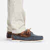 Men’s leather boat shoes Sailing 500 Two-Tone